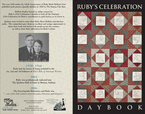 Ruby's Celebration Daybook Covers